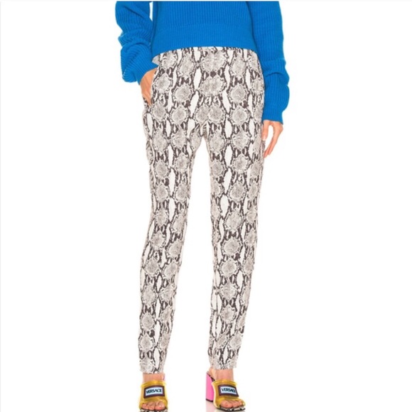 NWOT A.L.C Elijah Python Print Pants - Picture 1 of 10